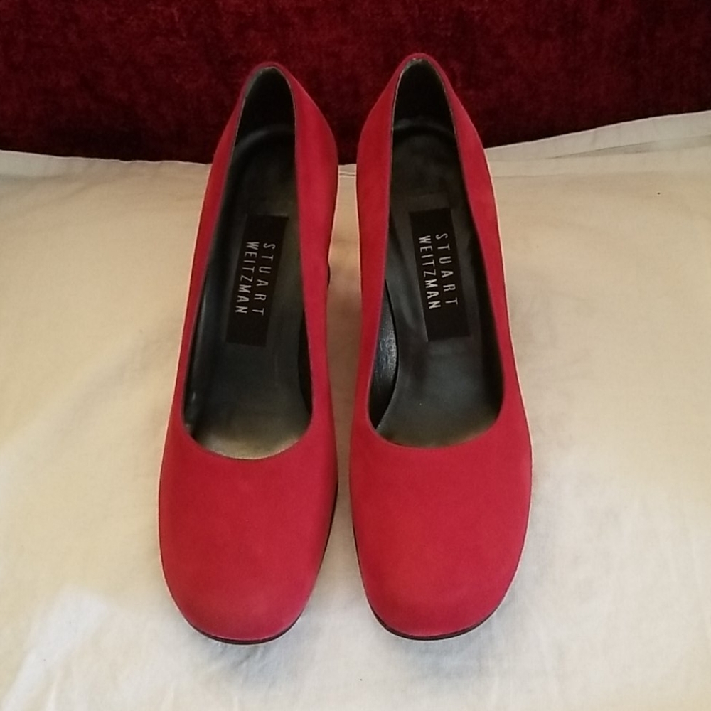 Stuart Weitzman Red Suede shoes